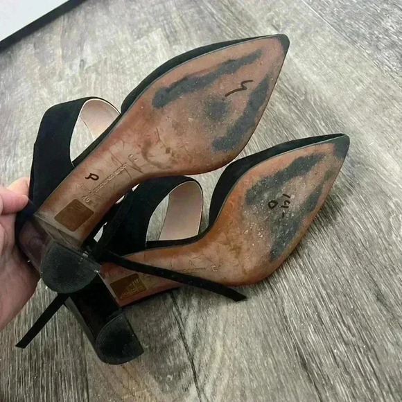 Adolfo Dominguez black heels size 10 - Picture 2 of 3